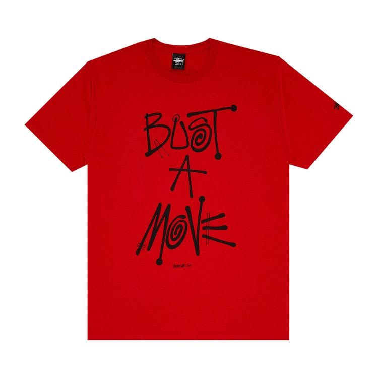 Stussy Bust A Move T-Shirt Red