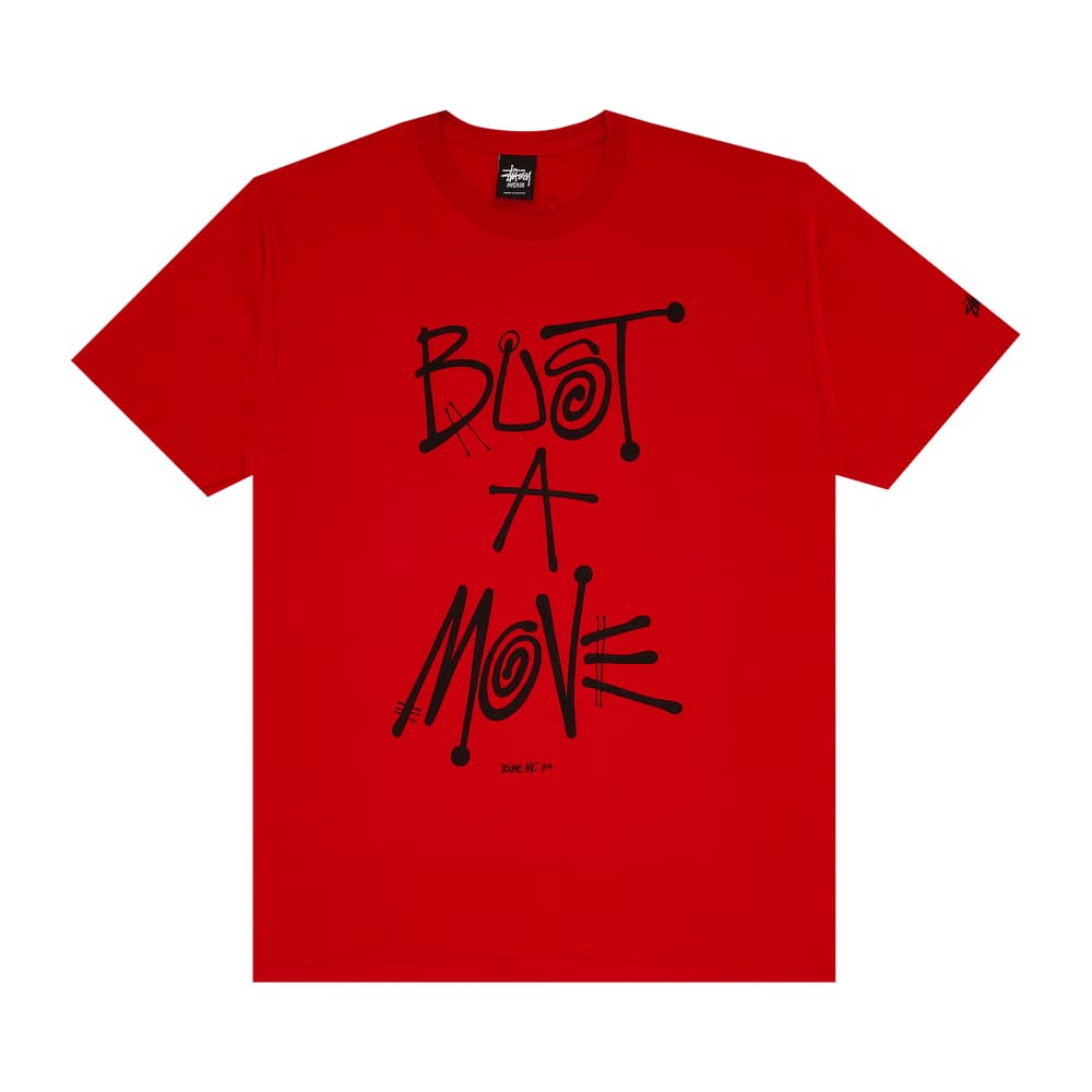 Stussy Bust A Move T-Shirt Red
