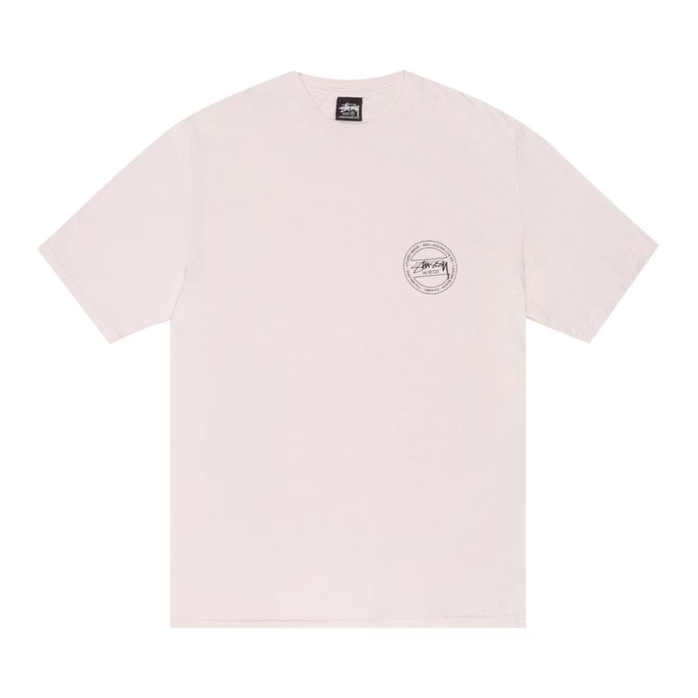 Stussy C Thru T-Shirt Pigment Dyed Blush