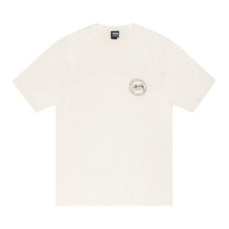 Stussy C Thru T-Shirt Pigment Dyed Natural