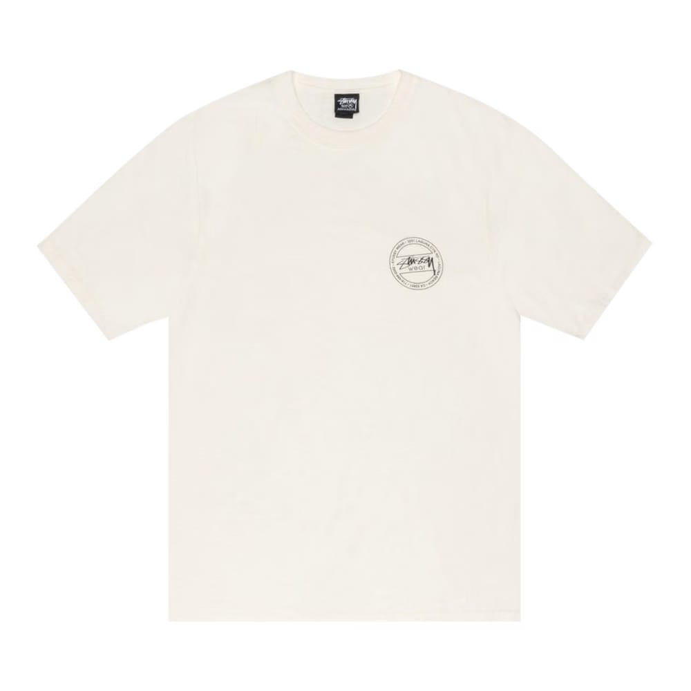 Stussy C Thru T-Shirt Pigment Dyed Natural