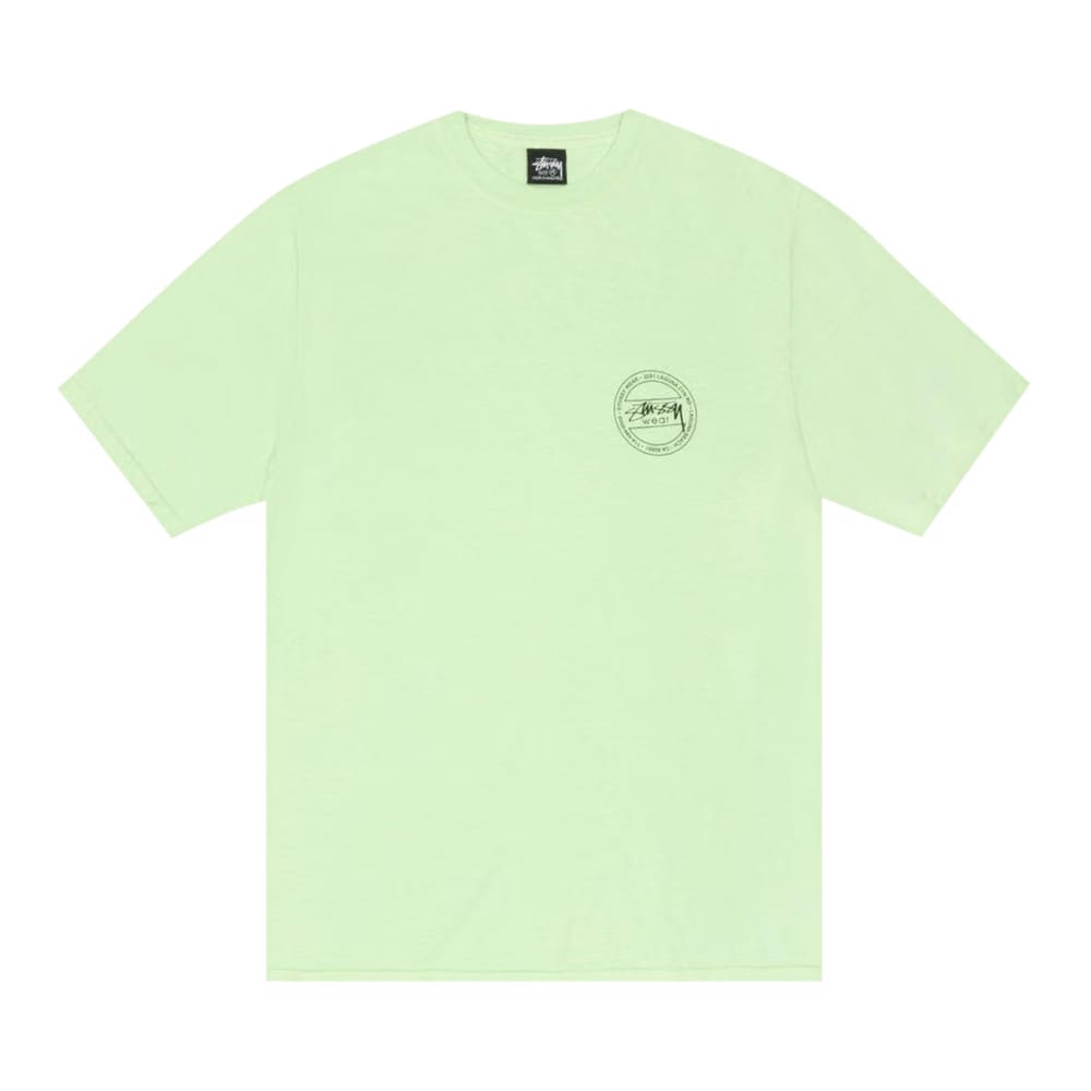 Stussy C Thru T-Shirt Pigment Dyed Pistachio