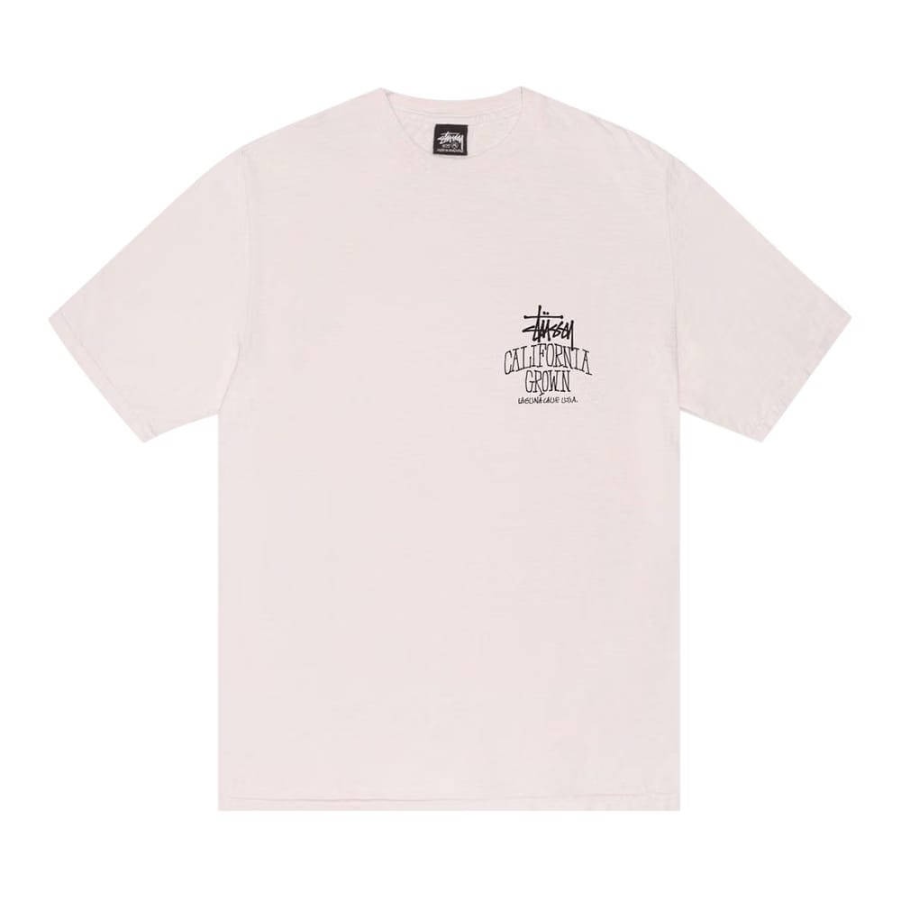 Stussy Cali Grown T-Shirt Pigment Dyed Blush