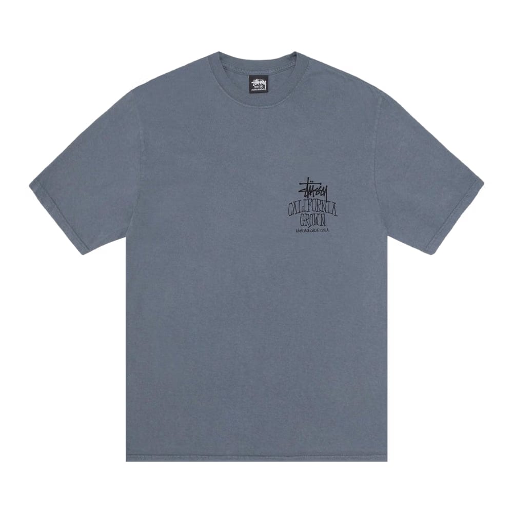 Stussy Cali Grown T-Shirt Pigment Dyed Navy