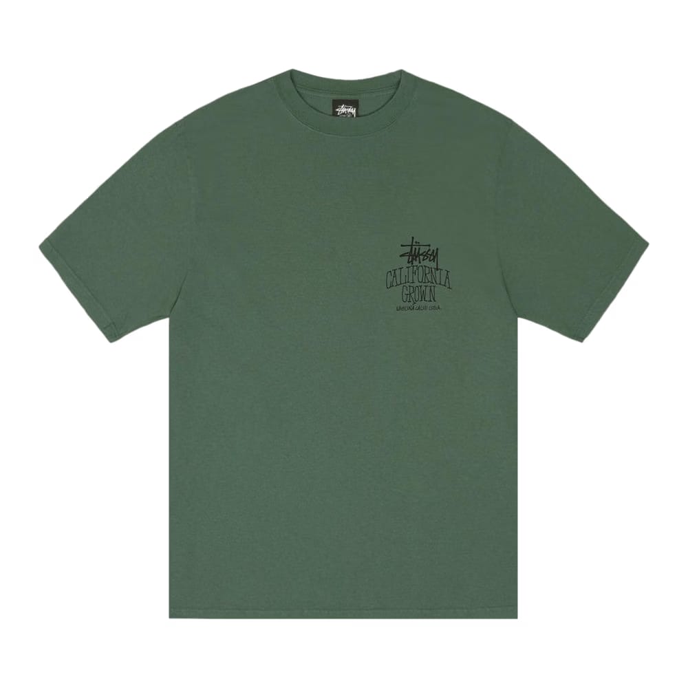 Stussy Cali Grown T-Shirt Pigment Dyed Pine