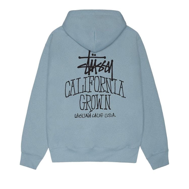 Stussy Cali Grown Zip Hoodie Slate