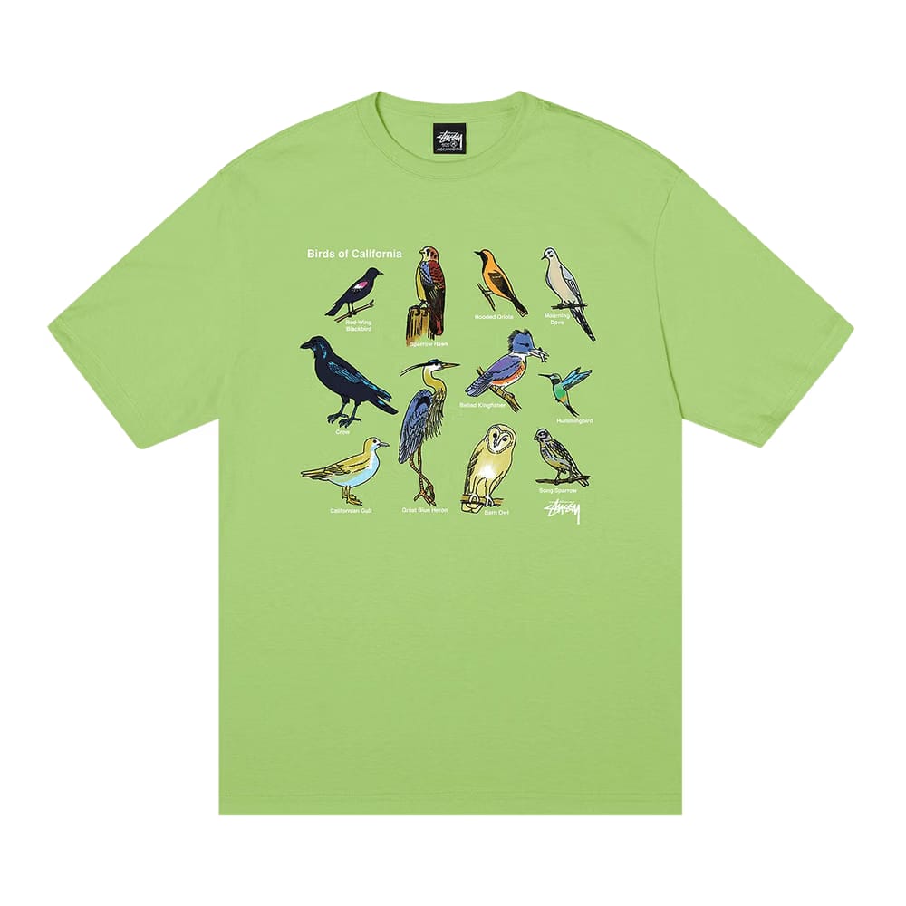 Stussy California Birds T-Shirt Tea
