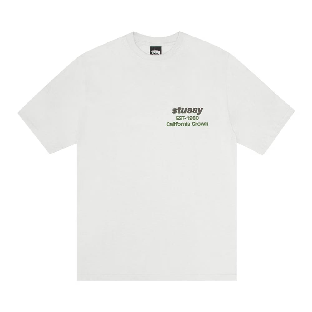Stussy California Grown T-Shirt Pigment Dyed Natural