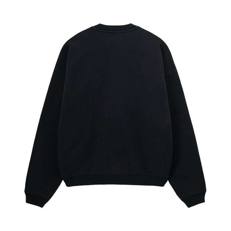 Stussy Relaxed Oversized Crew Black