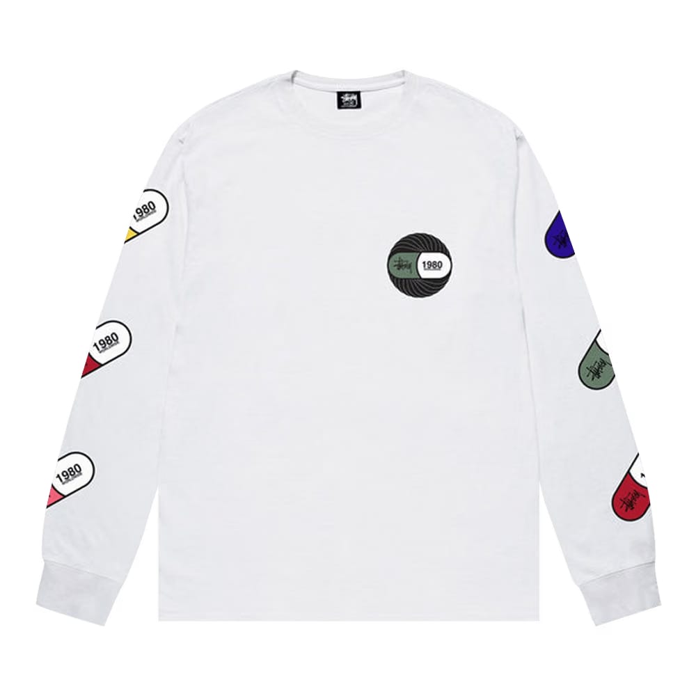 Stussy Capsule Long-Sleeve T-Shirt White