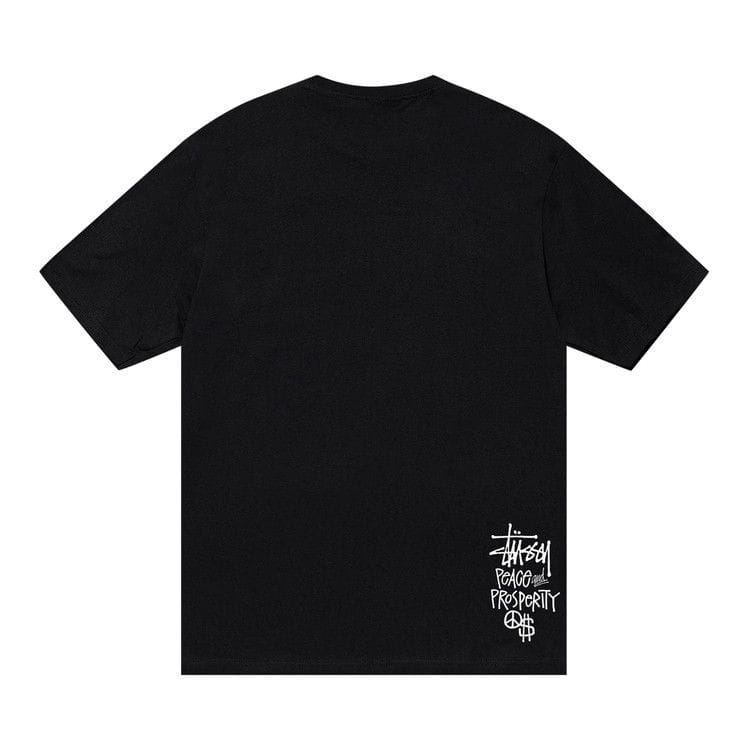 Stussy Peace & Prosperity T-Shirt Black