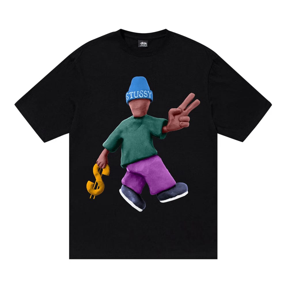Stussy Peace & Prosperity T-Shirt Black