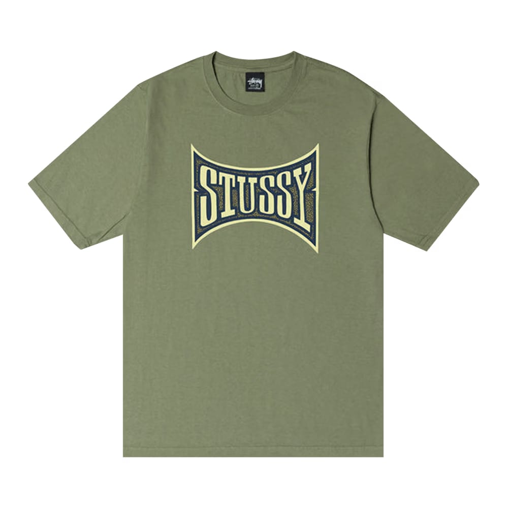 Stussy Champion Pigment Dyed T-Shirt Artichoke