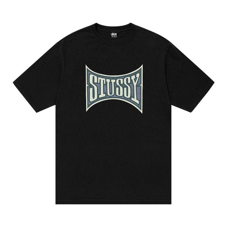 Stussy Champion Pigment Dyed T-Shirt Black