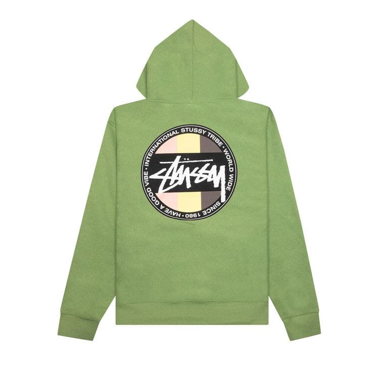 Stussy Classic Dot Hoodie Moss