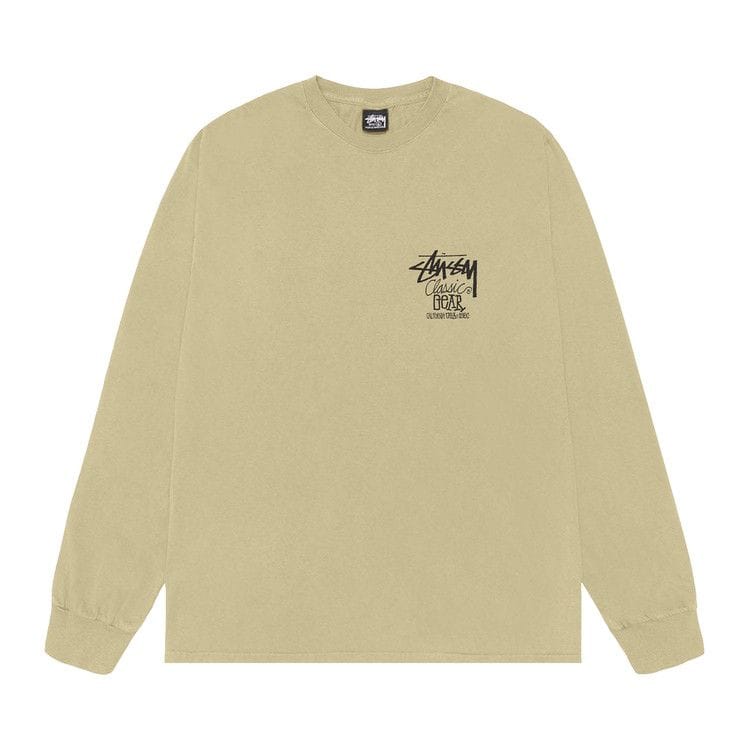 Stussy Classic Gear Long-Sleeve T-Shirt Pigment Dyed Elm
