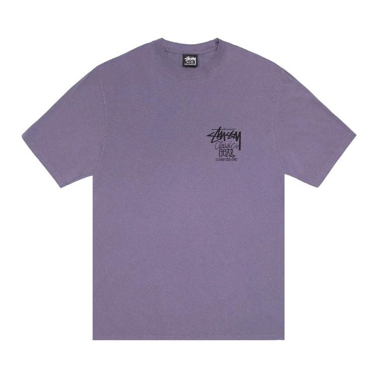 Stussy Classic Gear T-Shirt Pigment Dyed Grape