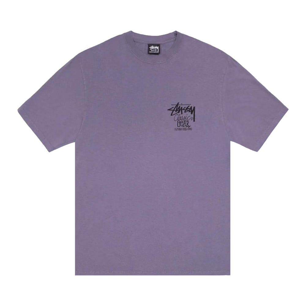 Stussy Classic Gear T-Shirt Pigment Dyed Grape