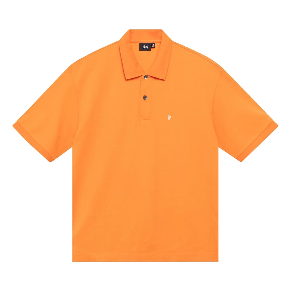 Stussy Classic Pique Polo Orange
