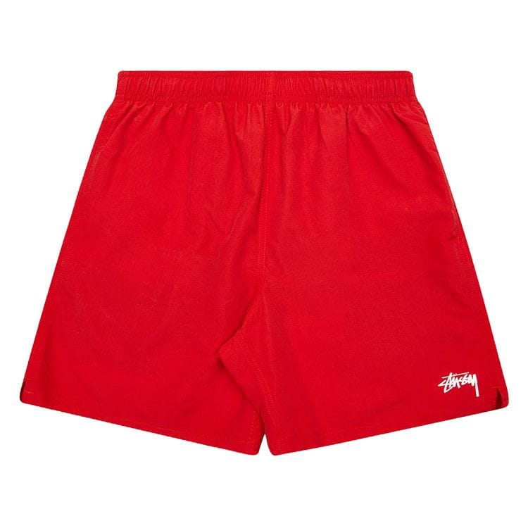 Stussy Classic Stock Water Shorts Red