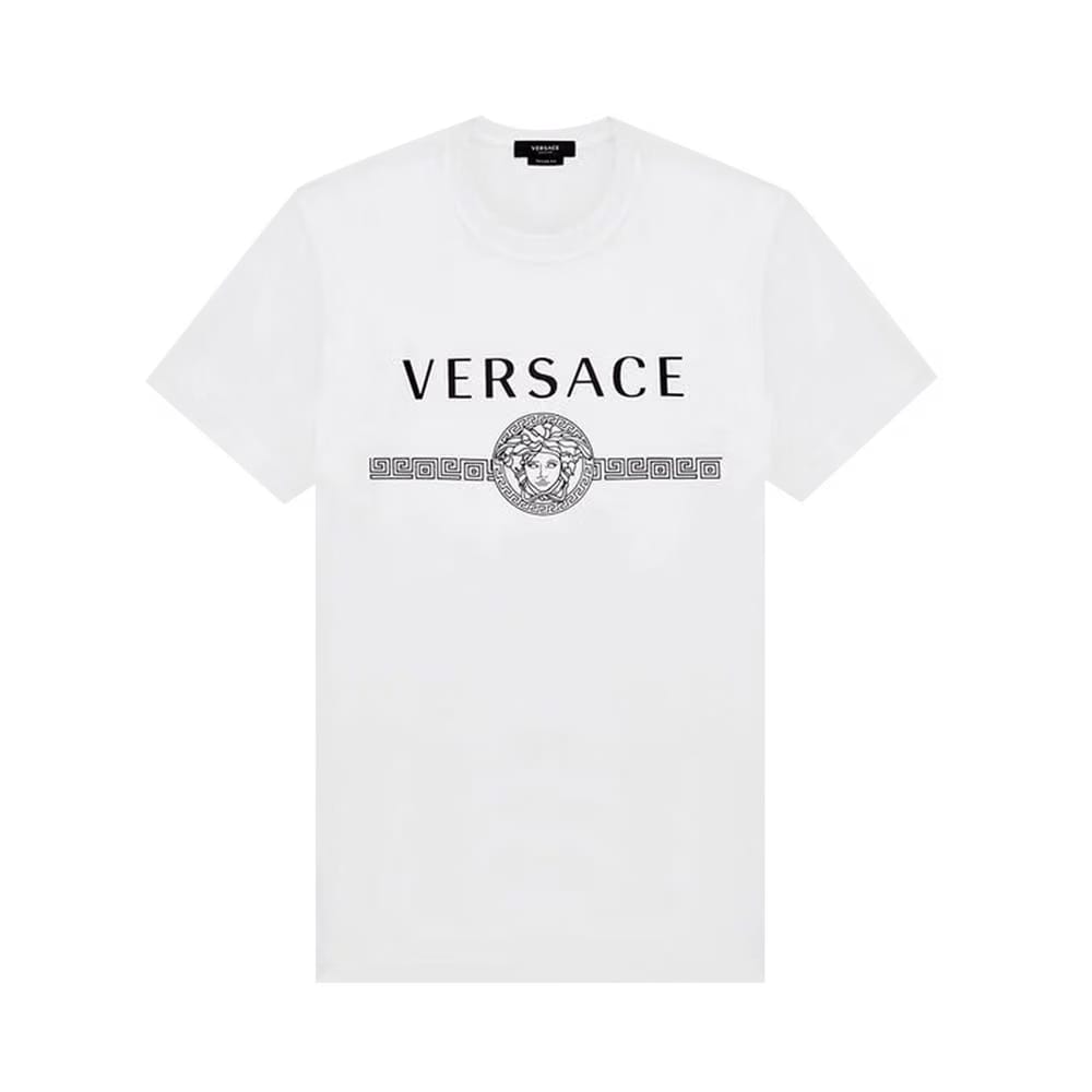 Versace Medusa Logo Print T-Shirt White