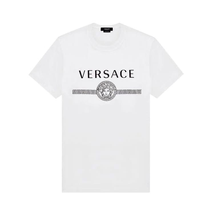 Versace Medusa Logo Print T-Shirt White