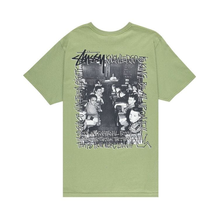 Stussy Classroom T-Shirt Moss
