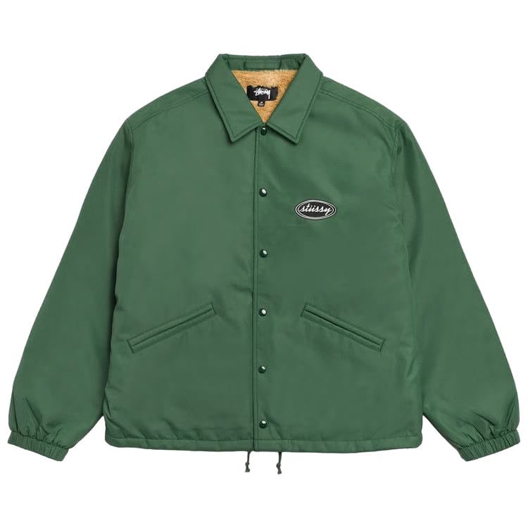 Stussy Coaches Jacket Green