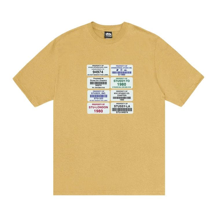 Stussy Codes T-Shirt Curry