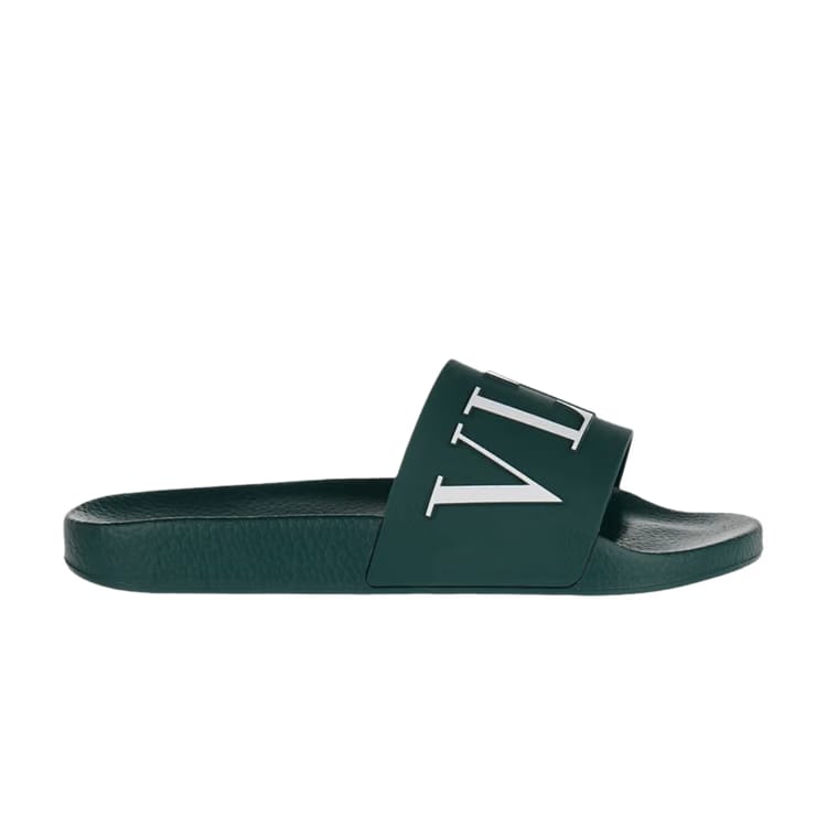 Valentino VLTN Rubber Slider Italiano Green