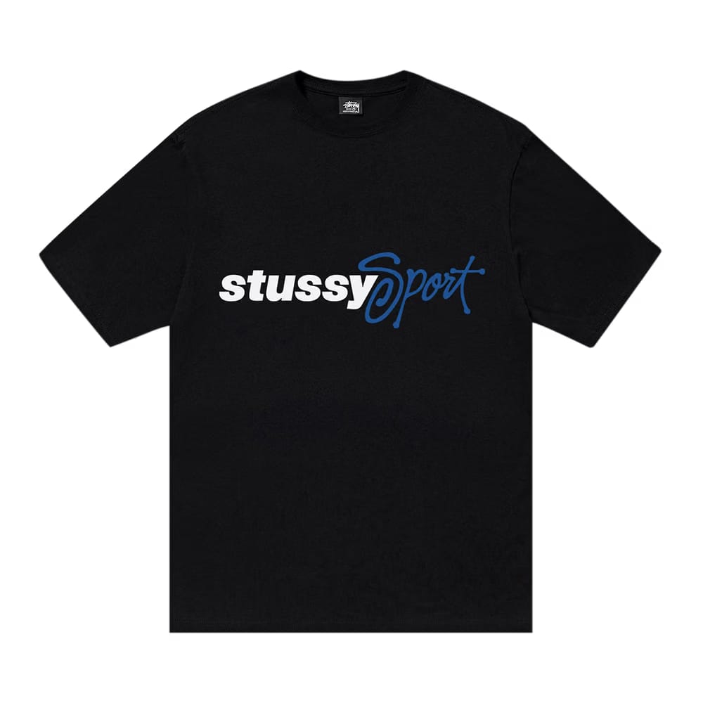 Stussy Sport Script T-Shirt Black