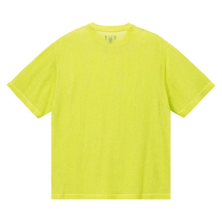 Stussy Cotton Mesh Shorts-Sleeve Crew Lime