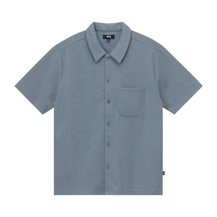 Stussy Crepe Jersey Shirt Slate