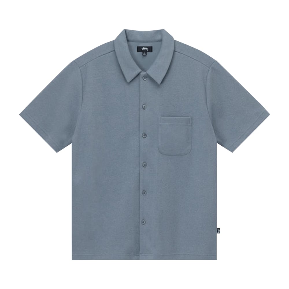 Stussy Crepe Jersey Shirt Slate