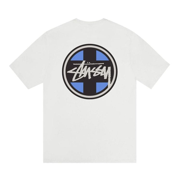 Stussy Cross Dot T-Shirt Pigment Dyed Natural