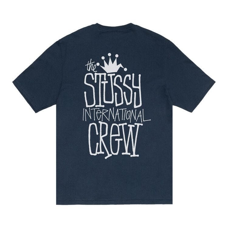 Stussy Crown International T-Shirt Navy