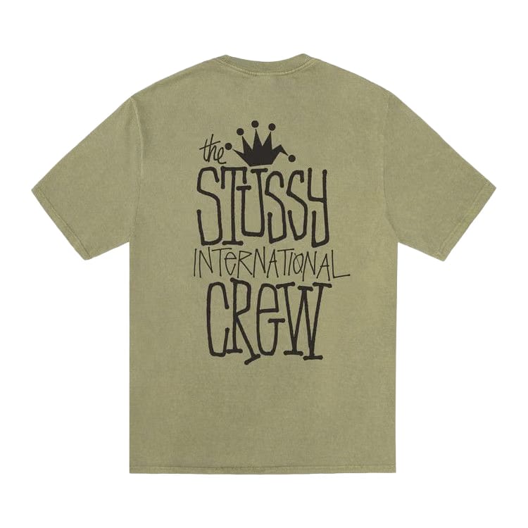 Stussy Crown International T-Shirt Olive