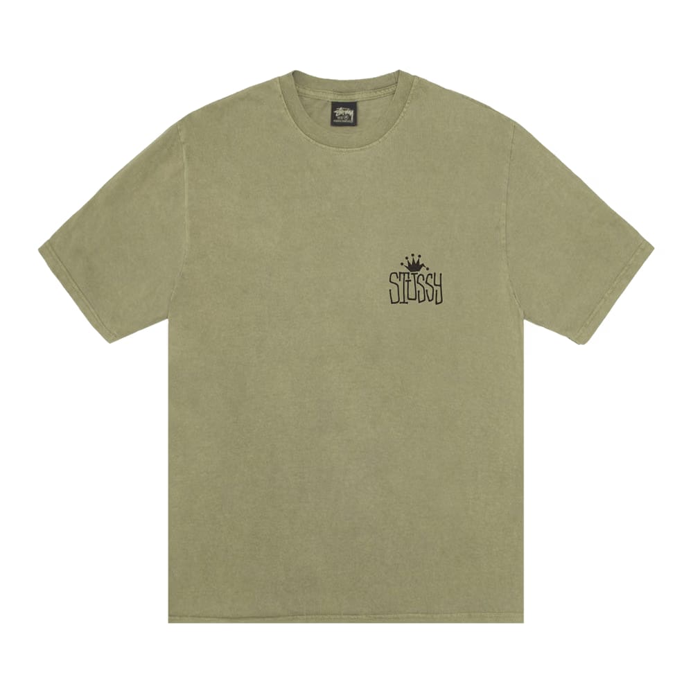 Stussy Crown International T-Shirt Olive