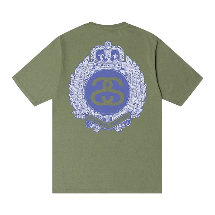 Stussy Crown Wreath Pigment Dyed T-Shirt Artichoke