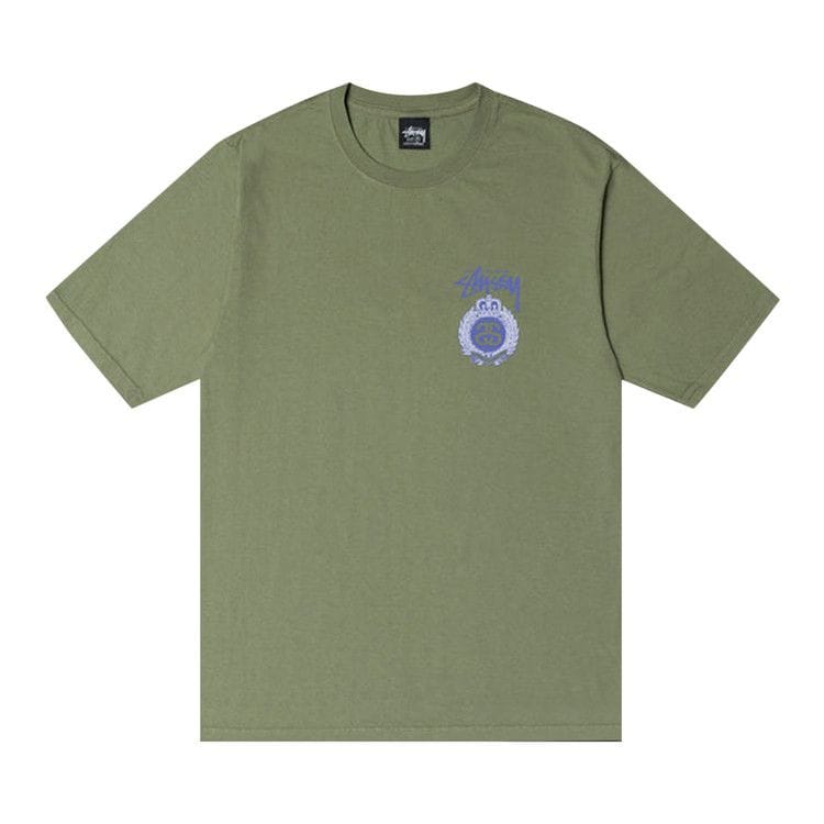 Stussy Crown Wreath Pigment Dyed T-Shirt Artichoke