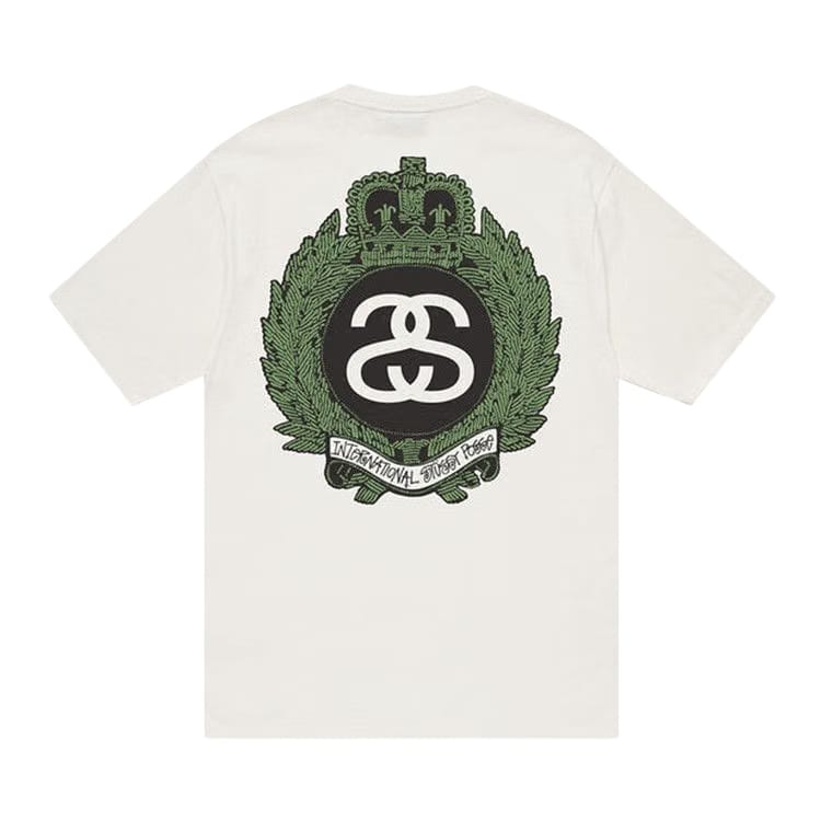 Stussy Crown Wreath Pigment Dyed T-Shirt Natural