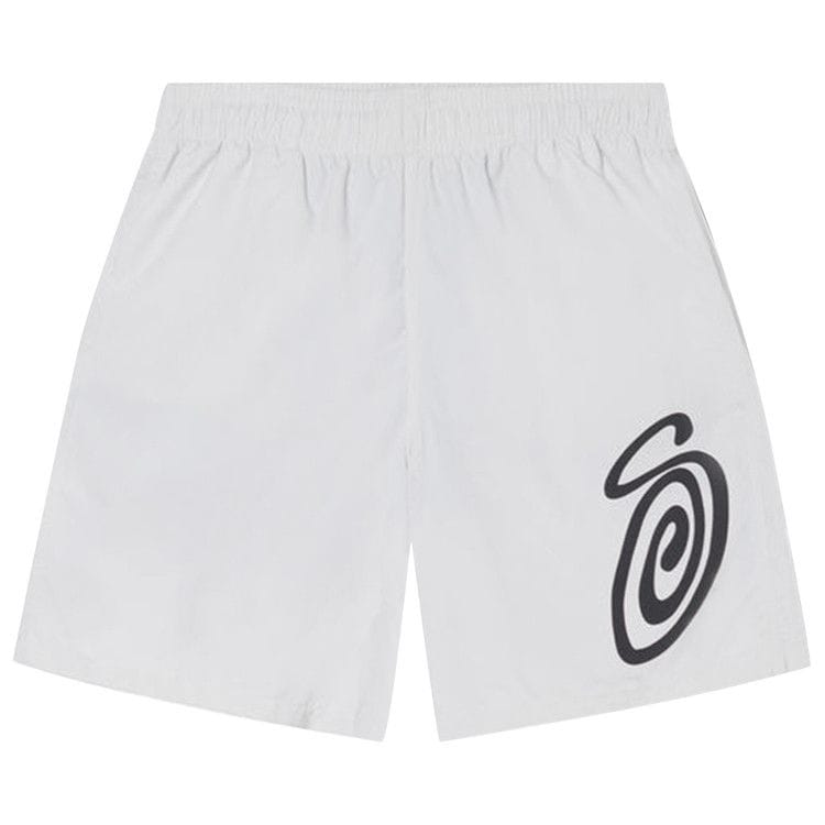 Stussy Curly S Water Shorts Bone