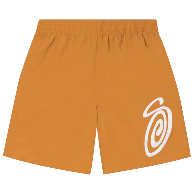 Stussy Curly S Water Shorts Curry