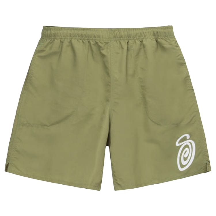 Stussy Curly S Water Shorts Sage