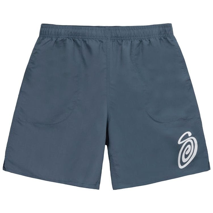 Stussy Curly S Water Shorts Washed Navy