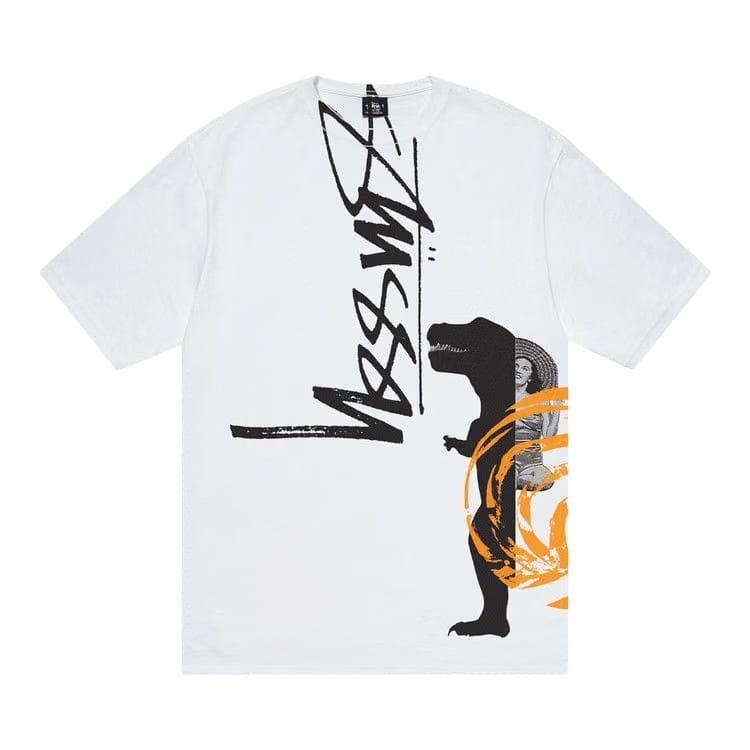 Stussy David Carson Dino T-Shirt White