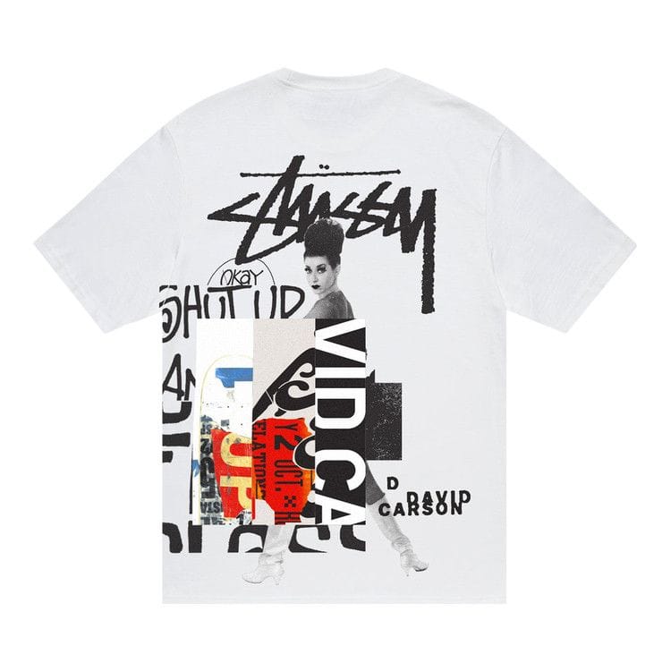 Stussy David Carson Do Your Thang T-Shirt White