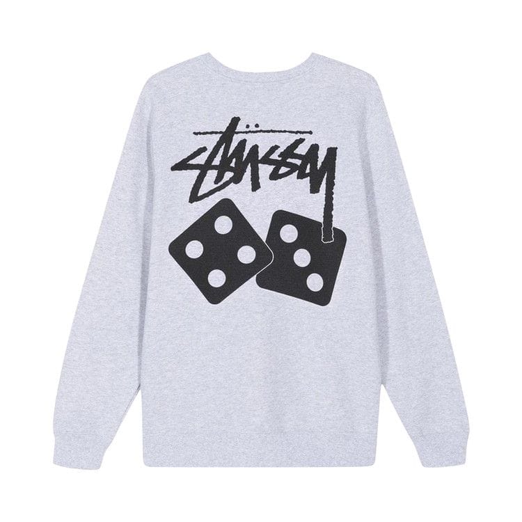 Stussy Dice Crew Ash Heather