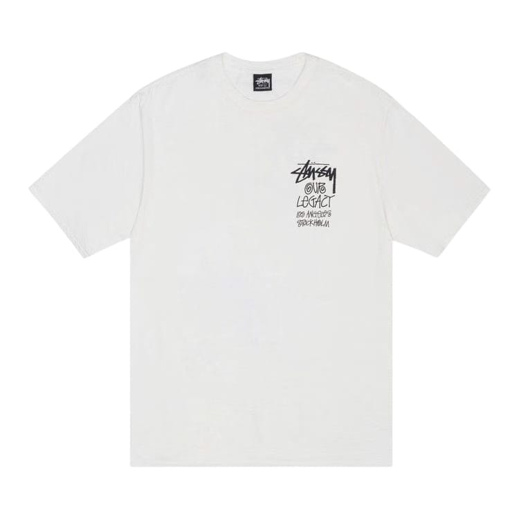 Stussy x Our Legacy Work Shop 8 Ball Yin Yang T-Shirt Natural