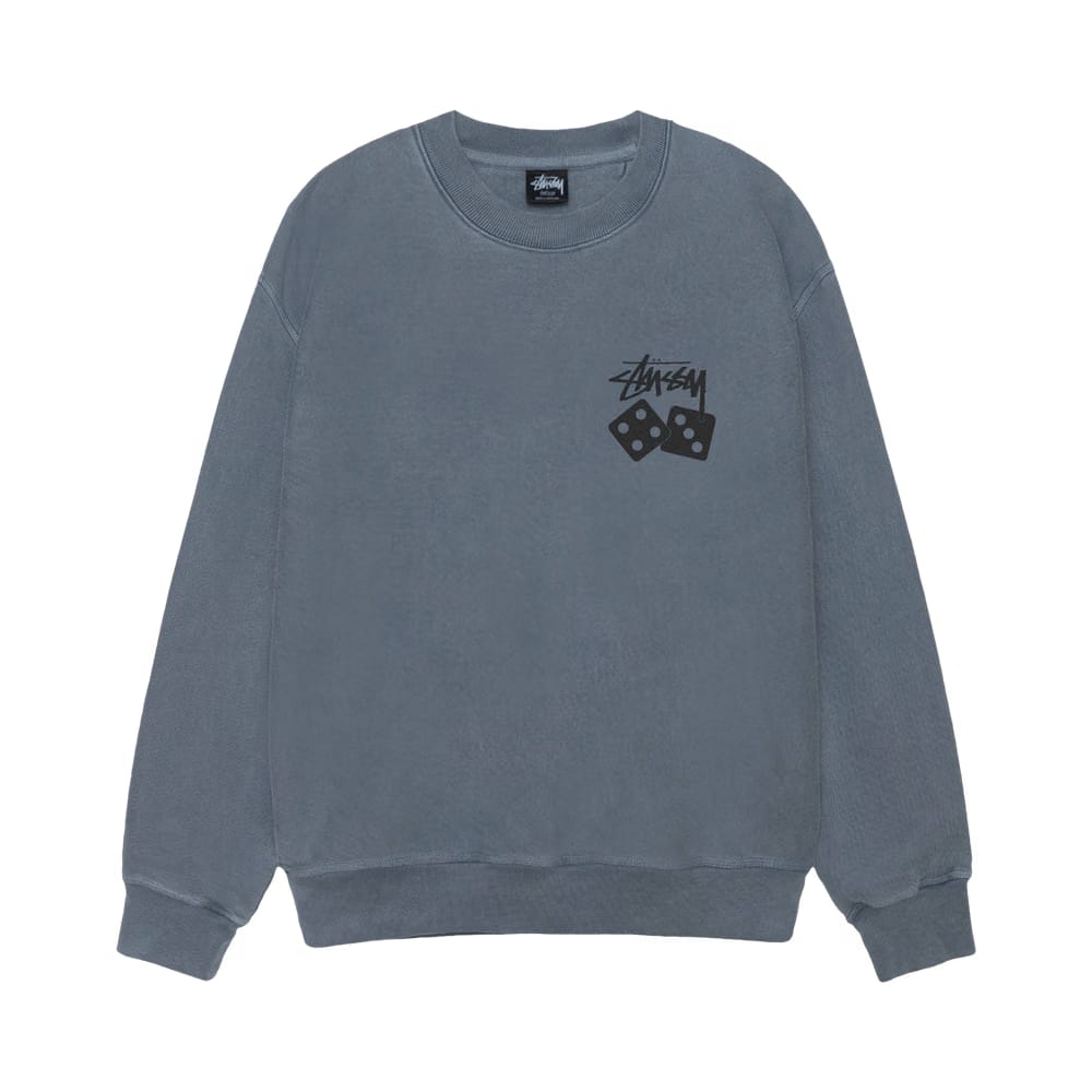 Stussy Dice Crew Pigment Dyed Navy
